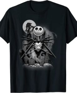 Nightmare Before Christmas Jack Night Scene T-Shirt