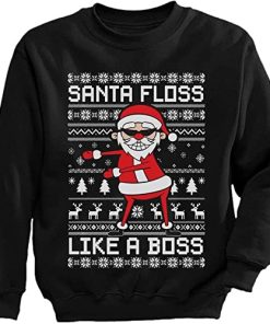 Santa Floss Like A Boss Christmas Sweatshirt