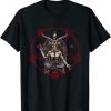 Satanic Pentagram 666 Baphomet Ritual Goth T-Shirt