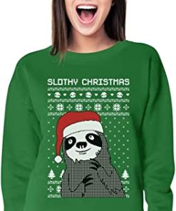 Slothy Christmas Ugly Christmas Sweater