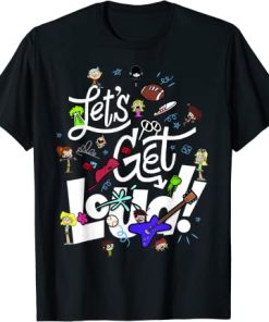 The Loud House Let's Get Loud Character Collage T-Shirt