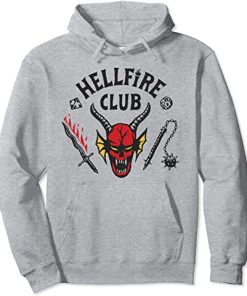 Stranger Things 4 Hellfire Club Pullover Hoodie