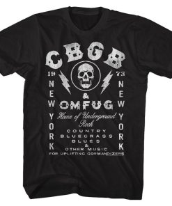 CBGB Home of Underground Rock New York 1973 T-Shirt