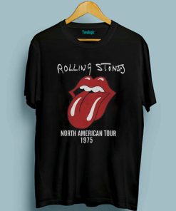 Rolling Stones 1975 North American Tour T-shirt