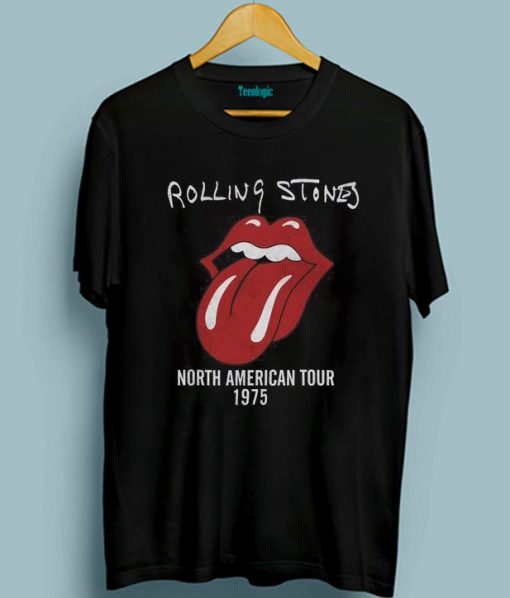 Rolling Stones 1975 North American Tour T-shirt