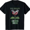 Super Mario Piranha Plant Oh Snap Vintage T-Shirt