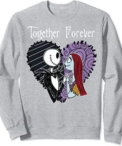 The Nightmare Before Christmas Jack & Sally Together Forever Sweatshirt