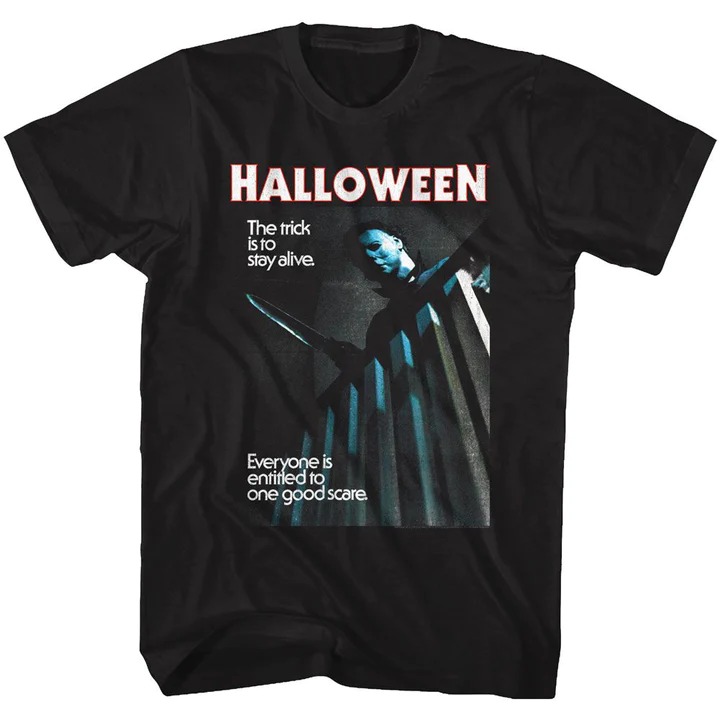 The Trick is To Stay Alive Halloween T-Shirt - teenamycs