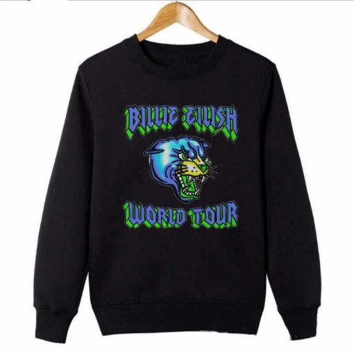 Billie Eilish World Tour Sweatshirt Black