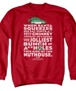 Christmas Vacation Jolliest Bunch Adult Crewneck Sweatshirt