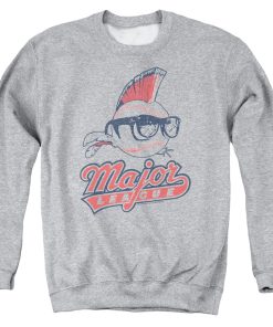 Major League Vintage Logo Adult Crewneck Sweatshirt