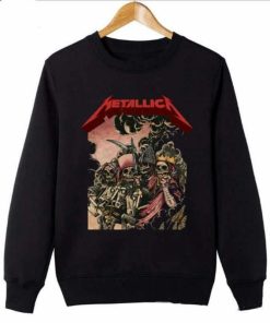 Metallica Crewneck Graphic Sweatshirt