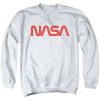 NASA Worm Logo Adult Sweatshirt