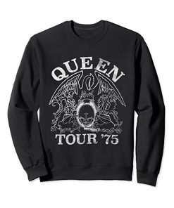 Queen Tour 75 Crest Logo Sweatshirt