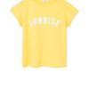 Yellow sunrise T-shirt