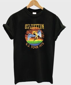 Led Zeppelin US Tour 1975 Graphic T-Shirt