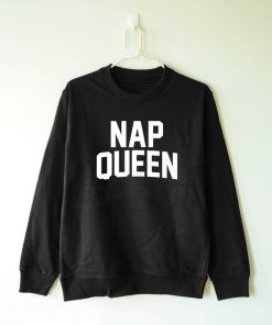 Nap Queen Black Sweatshirt