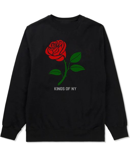 Single Red Rose Sweatshirt