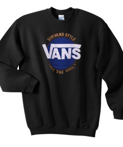 Sun Van Sytle Vans Off The Wall Sweatshirt