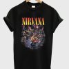 Nirvana Live Concert Photo Graphic Adult T-shirt